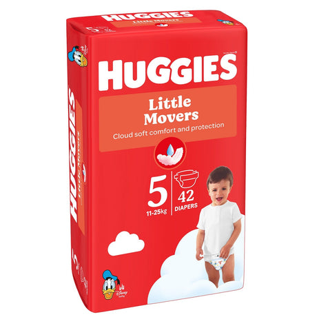 Produkt HUGGIES Pieluchy Pieluchy HUGGIES Little Movers rozmiar 5 (11-25kg) 42szt 033293