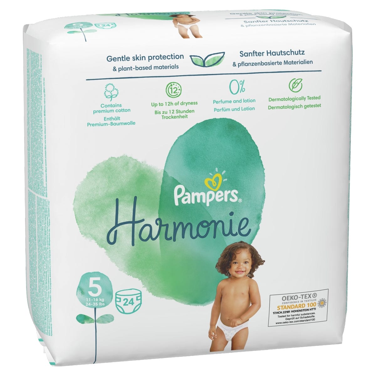 Produkt PAMPERS Pieluchy Pieluchy PAMPERS Harmonie Junior rozmiar 5 (11+ kg) 24szt 032410