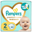 Produkt PAMPERS Pieluchy Pieluchy PAMPERS Premium Care roz 2 (4-8 kg) 23 szt S02077