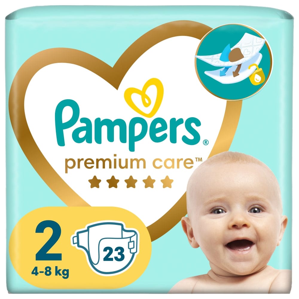Produkt PAMPERS Pieluchy Pieluchy PAMPERS Premium Care roz 2 (4-8 kg) 23 szt S02077