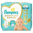 Produkt PAMPERS Pieluchy Pieluchy PAMPERS Premium Care Skin Comfort rozmiar 1 (2-5 kg) 26 szt 032411