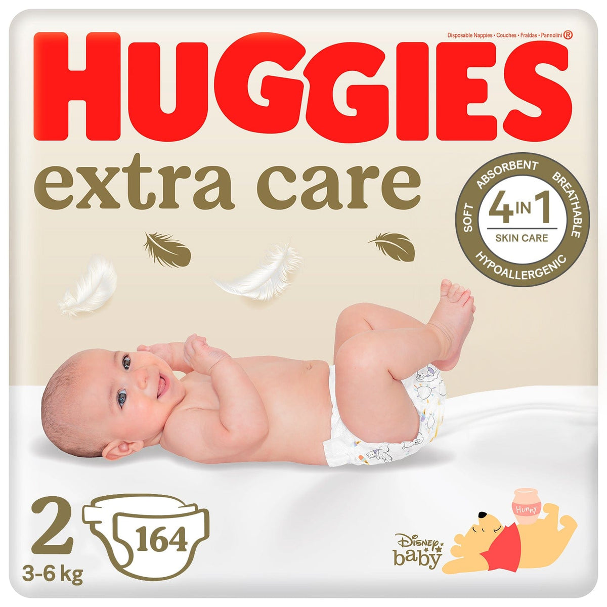 Produkt HUGGIES Pieluchy Pieluszki HUGGIES Elite Soft Mega Newborn rozmiar 2 (3-6kg) 164 szt K_030794_2