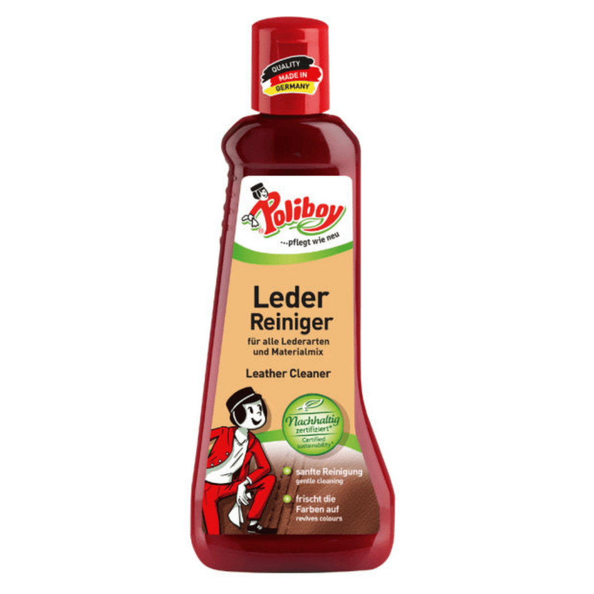 Produkt POLIBOY Płyn do czyszczenia skór POLIBOY Leder Reiniger 200 ml 021665