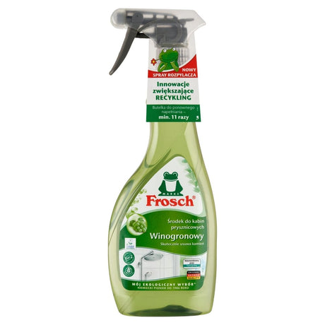 Produkt FROSCH Płyn do kabin prysznicowych FROSCH spray do czyszczenia Winogronowy 500 ml 045976