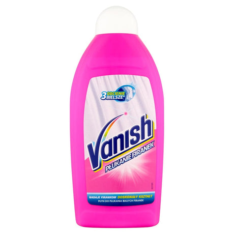 Produkt VANISH Płyn do płukania firanek VANISH wybielanie białych firan 500 ml 035726