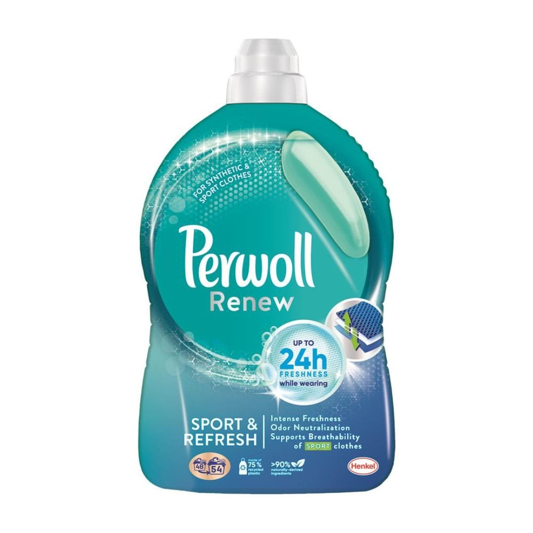 Produkt PERWOLL Płyn do prania PERWOLL Renew Sport & Refresh dla aktywnych 54 prania 2970 ml 038697