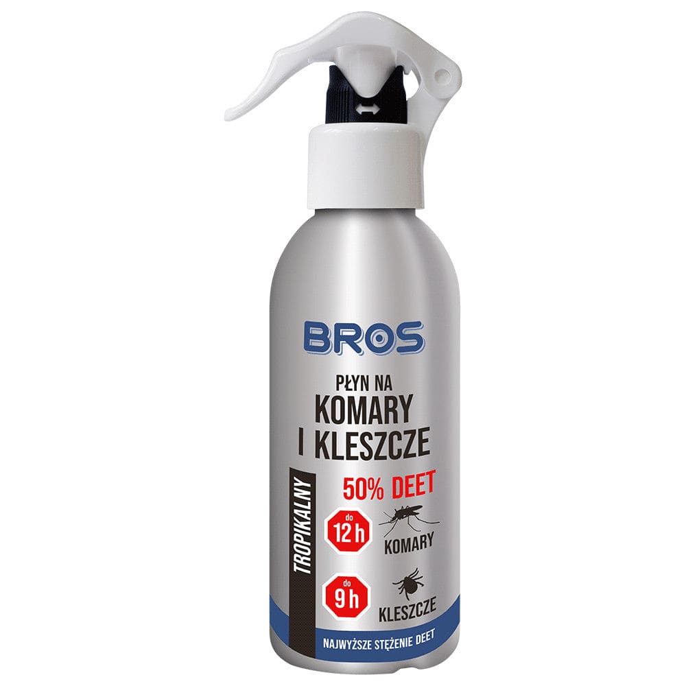 Produkt BROS Płyn na komary i kleszcze BROS długi czas działania 50% DEET 130ml 045901