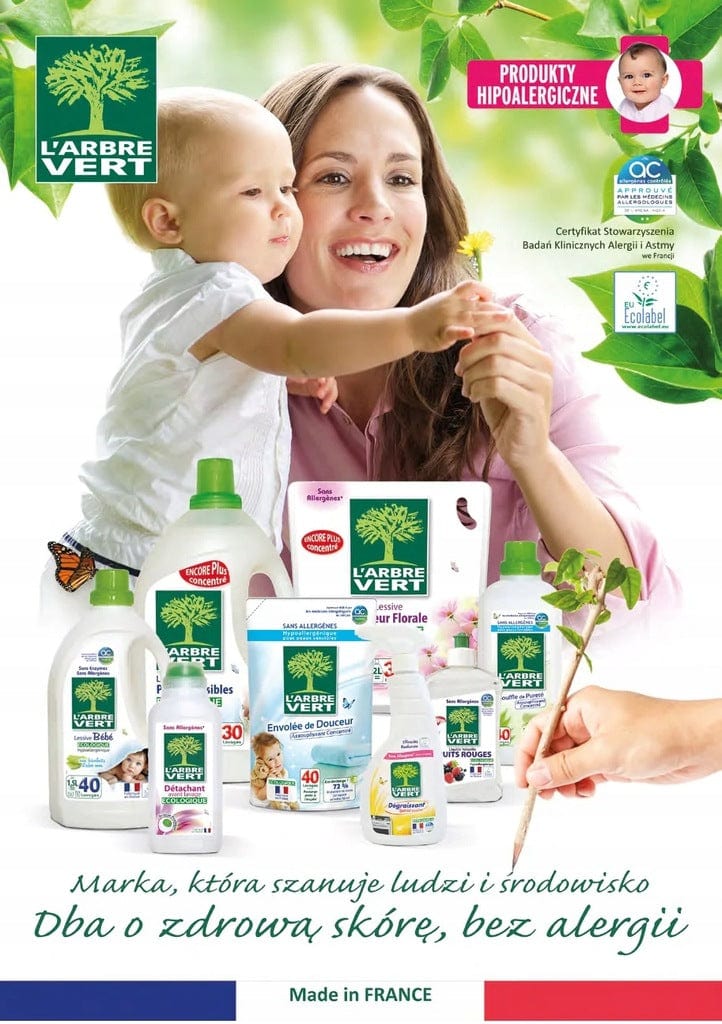 Produkt L'ARBRE VERT Płyny do naczyń Koncentrat do mycia naczyń L'ARBRE VERT Aloe Vera delikatny dla skóry 500ml 037992