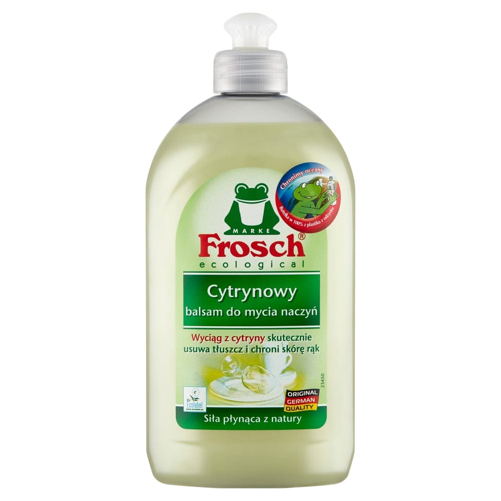 Produkt FROSCH Płyny do naczyń Płyn do mycia naczyń  FROSCH Ecological Cytrynowy 500 ml S01438