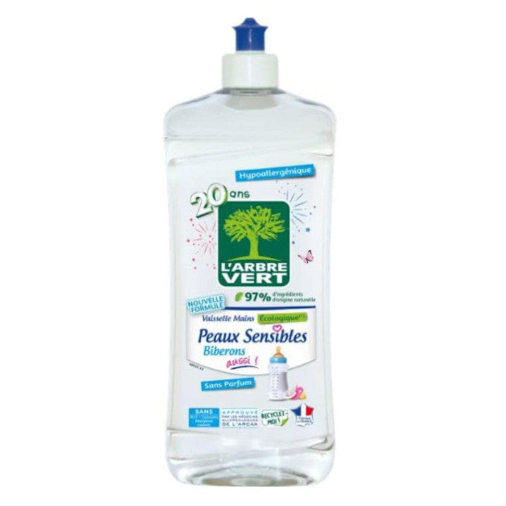 Produkt L&#39;ARBRE VERT Płyny do naczyń Płyn do mycia naczyń i butelek do karmienia L&#39;ARBRE VERT Sensitive 750ml 038761