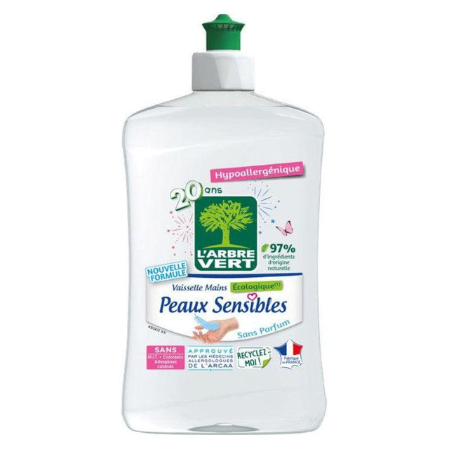 Produkt L'ARBRE VERT Płyny do naczyń Płyn do mycia naczyń L'ARBRE VERT 2w1 Sensitive 500ml 036908