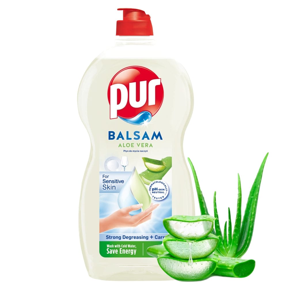 Produkt PUR Płyny do naczyń Płyn do mycia naczyń PUR Balsam Aloe Vera 1,2l 026212