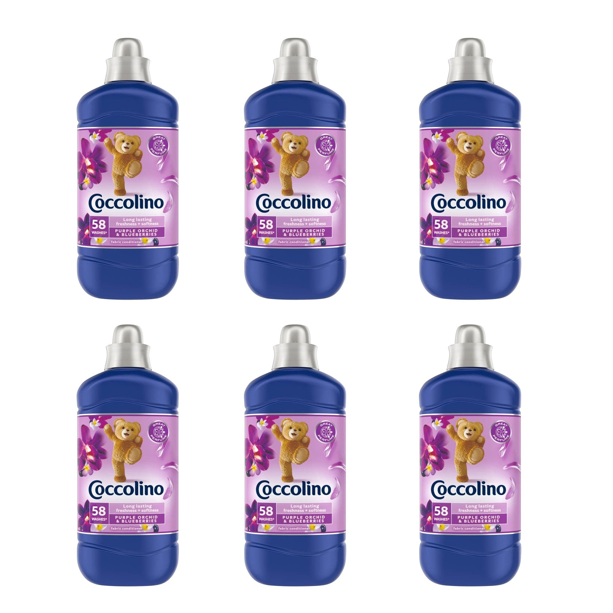 Produkt COCCOLINO Płyny do płukania 6x Płyn do płukania COCCOLINO Purple Orchid&Blueberries  58 prań 1,45 l K_S01209_6