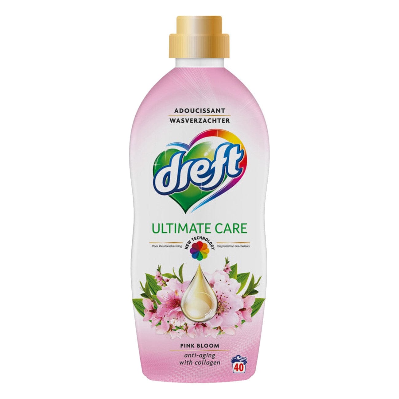 Produkt DREFT Płyny do płukania Płyn do płukania DREFT Pink Bloom 40 prań 1l 036812