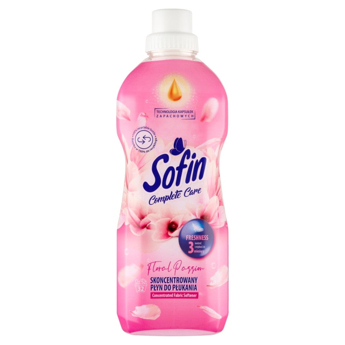 Produkt SOFIN Płyny do płukania Płyn do płukania SOFIN Care Floral Passion 32 prania 0,8 l S02083