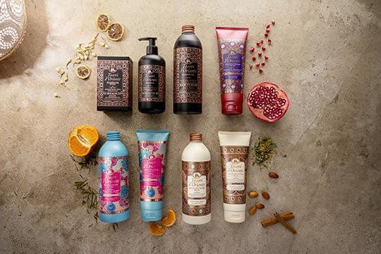 Produkt TESORI D'ORIENTE Płyny do płukania Płyn do płukania TESORI D'ORIENTE 38 płukań Mix 4x 760 ml Z00522