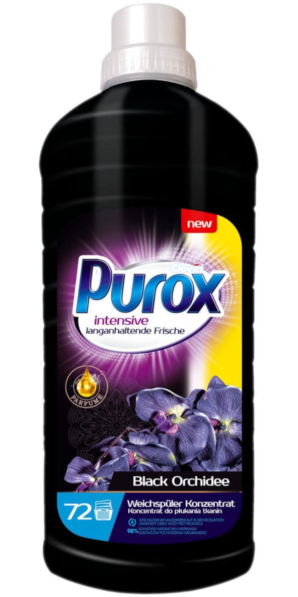 Produkt PUROX Płyny do płukania Płyn do płukania tkanin PUROX Black Orchidee Koncentrat 1,8l 002108