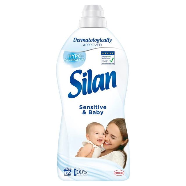 Produkt SILAN Płyny do płukania Płyn do płukania tkanin SILAN Sensitive Baby 72 prania 1,8 l 033548