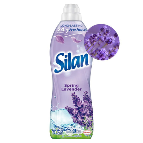 Produkt SILAN Płyny do płukania Płyn do zmiękczania tkanin SILAN Spring Lavender 40 prań 880 ml 037114