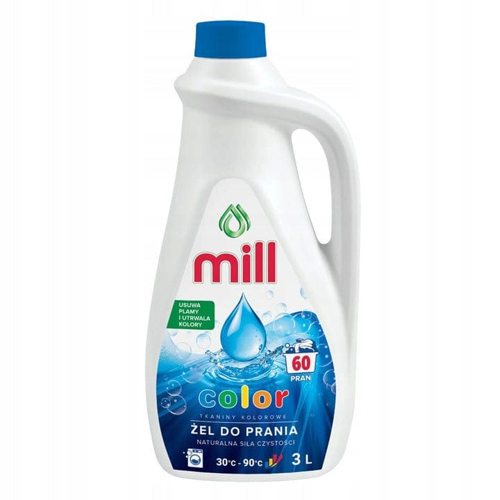 Produkt MILL Płyny i żele do prania MILL 3l Kolor żel do prania kolorowych ubrań 002083