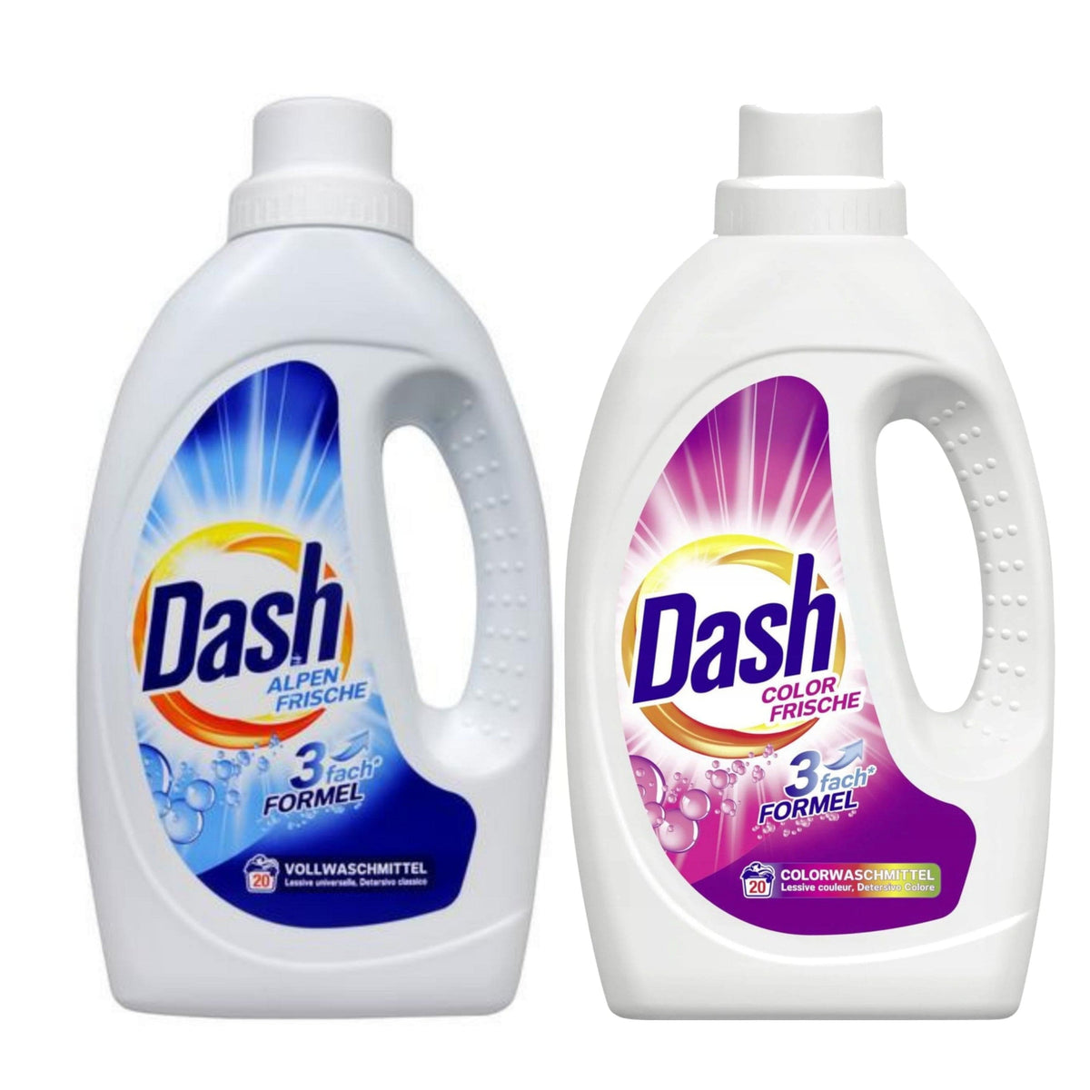 Produkt DASH Płyny i żele do prania Płyn do prania DASH białe kolor 2x 1,1 l 20 prań Z00145