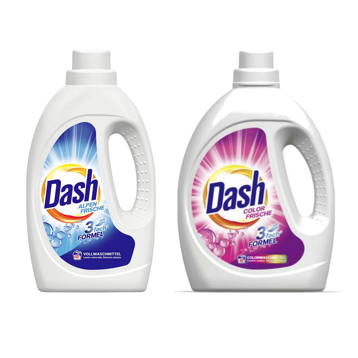 Produkt DASH Płyny i żele do prania Płyn do prania DASH białe kolor 2x 2,2 l 40 prań Z00146