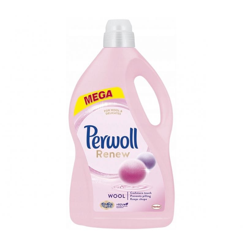 Produkt PERWOLL Płyny i żele do prania Płyn do prania PERWOLL Renew Delicates Wełna Jedwab Kaszmir 3,74 l 036869