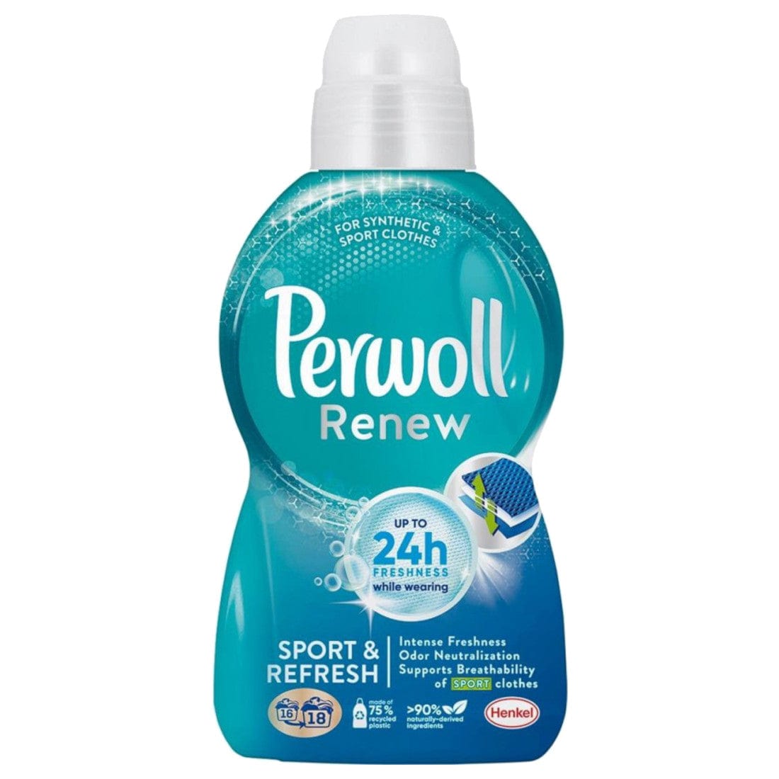 Produkt PERWOLL Płyny i żele do prania Płyn do prania PERWOLL Renew Sport &amp; Refresh 18 prań 990 ml S01736