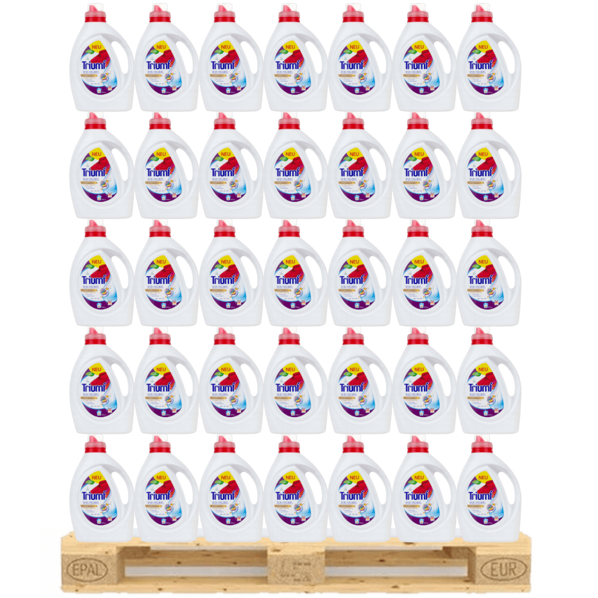 Produkt TRIUMF Płyny i żele do prania Płyn do prania TRIUMF Color koncentrat 33 prań 2 l Paleta 240 sztuk K_017922_240