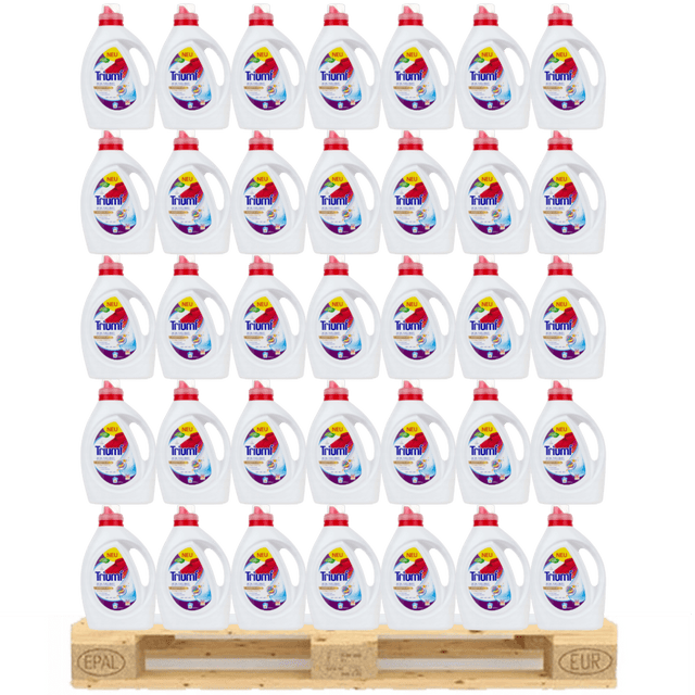 Produkt TRIUMF Płyny i żele do prania Płyn do prania TRIUMF Color koncentrat 33 prań 2 l Paleta 240 sztuk K_017922_240