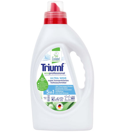 Produkt TRIUMF Płyny i żele do prania Płyn do prania TRIUMF White koncentrat 25 prań 1 l Paleta 576 sztuk K_015192_576