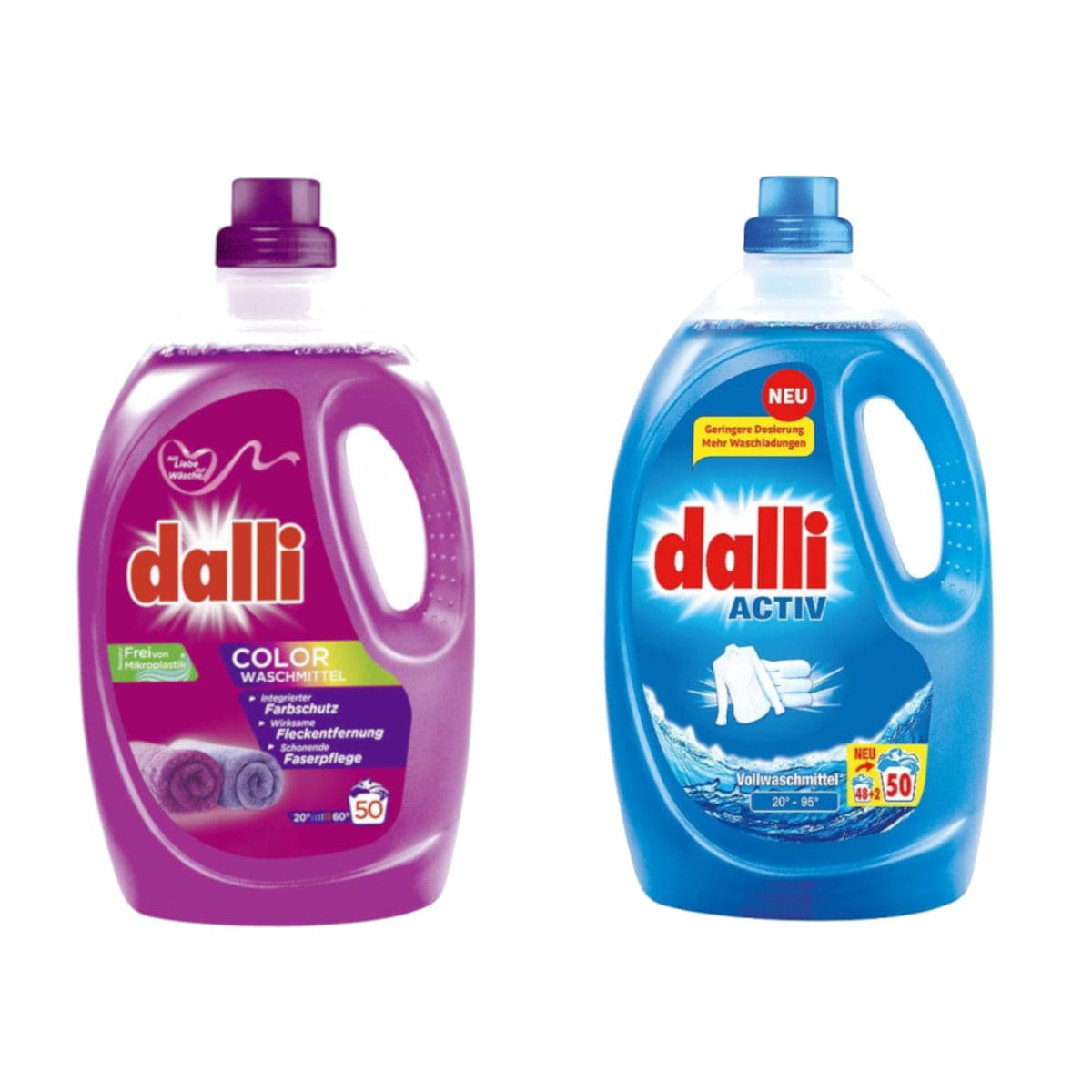 Produkt DALLI Płyny i żele do prania Żel do prania DALLI kolor + białe 2x 2,75 l Z00303
