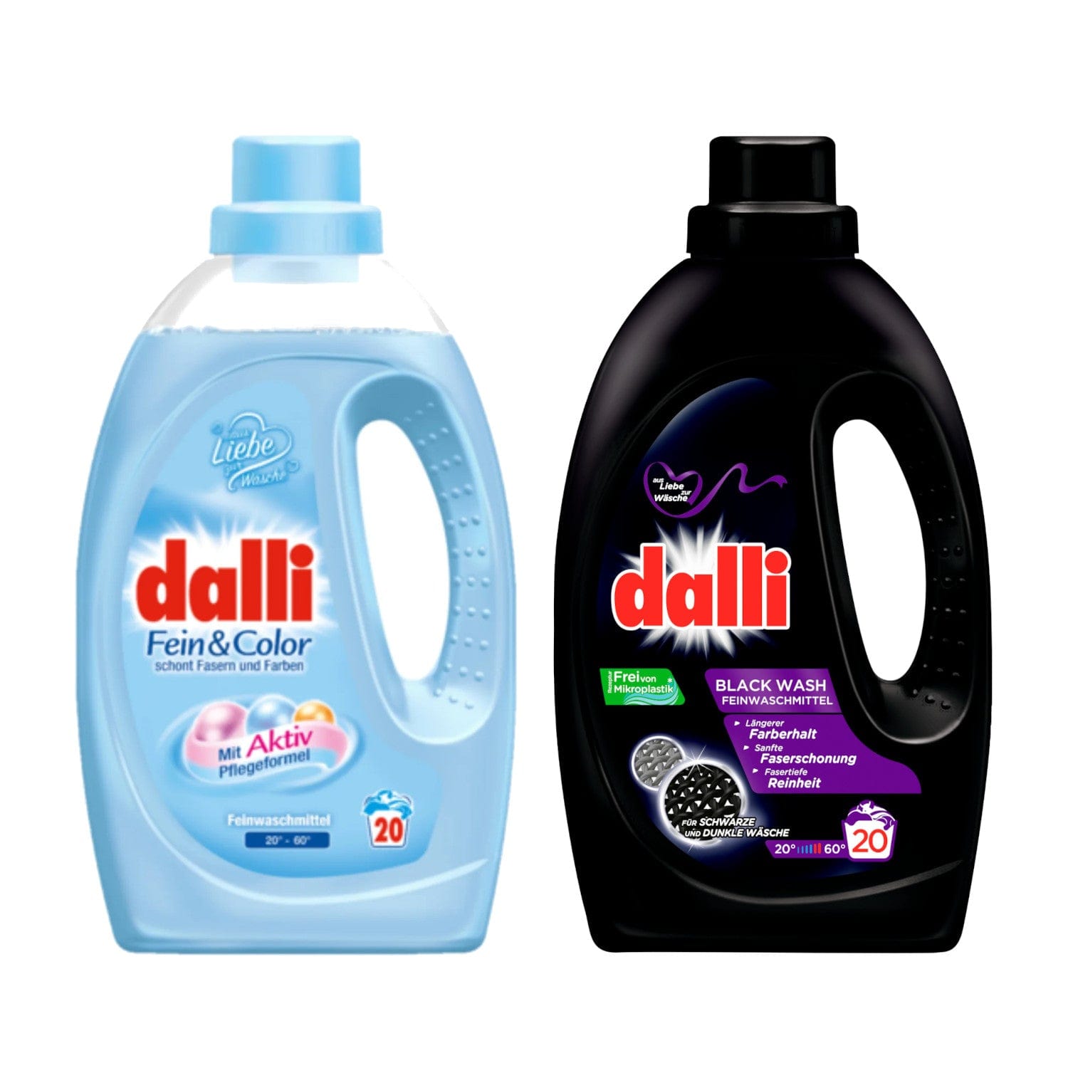 Produkt DALLI Płyny i żele do prania Żel do prania DALLI kolor + czarne 2x 1,1 l Z00319