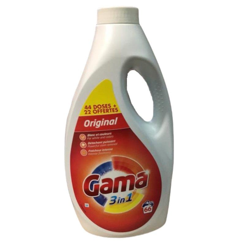 Produkt GAMA Płyny i żele do prania Żel do prania GAMA Original uniwersalny 66 prań 2,97l 001686