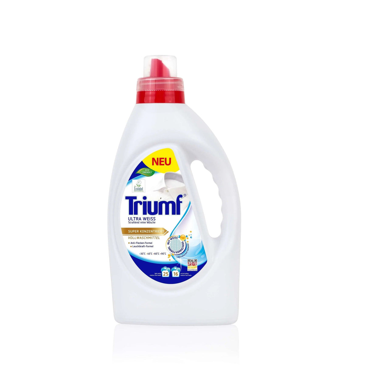 Produkt TRIUMF Płyny i żele do prania Żel do prania koloru i białego TRIUMF koncentrat 16 prań 2x 1l Z00199