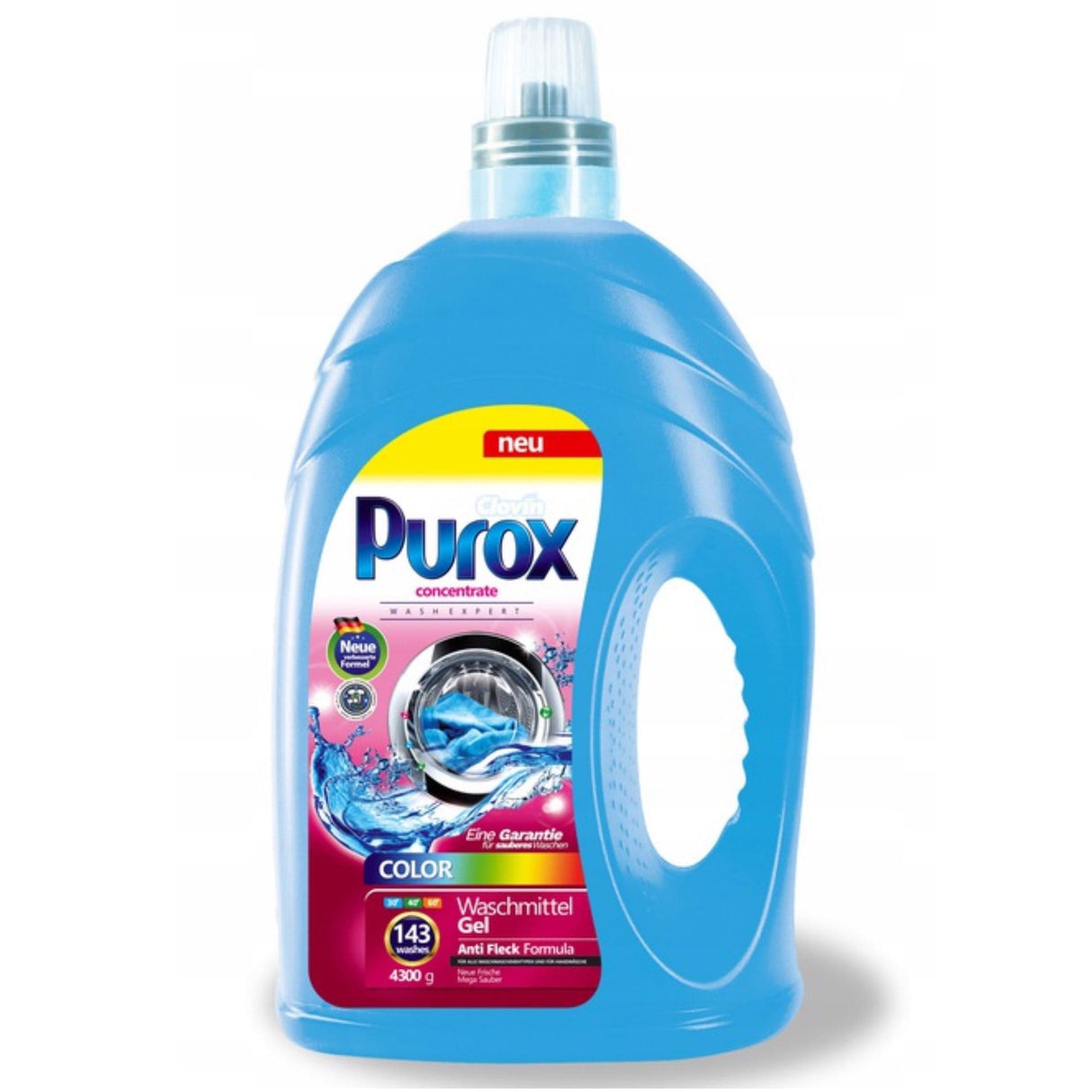 Produkt PUROX Płyny i żele do prania Żel do prania PUROX Color do koloru 143 prania 4,3l 022566