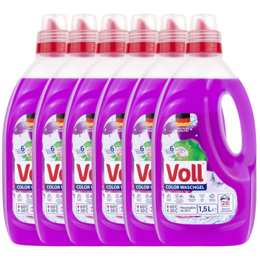 Produkt VOLL Płyny i żele do prania Żel do Prania VOLL Color 1,5l kolor 20 Prań DE x6 K_S02103_6