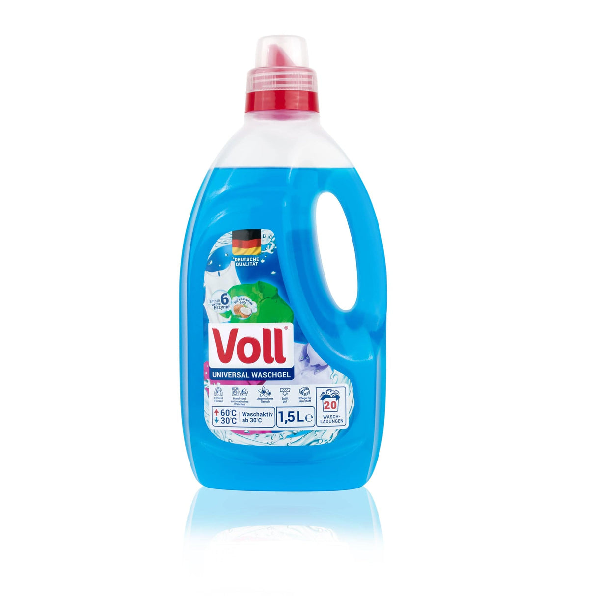 Produkt VOLL Płyny i żele do prania Żel do prania VOLL Universal 20 Prań 1,5 L 021376