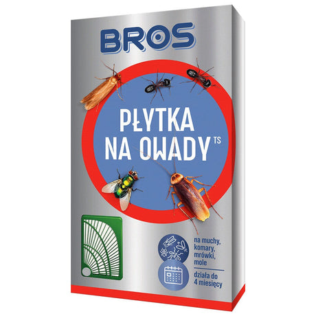 Produkt BROS Płytka owadobójcza BROS Mole muchy kleszcze 1 szt 045891