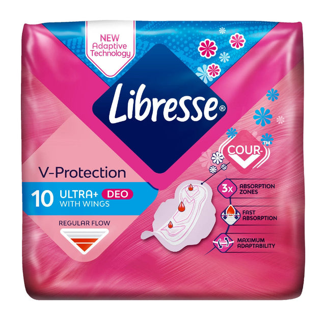 Produkt LIBRESSE Podpaski LIBRESSE Ultra Wing Deo Fresh Normal 10szt 031359