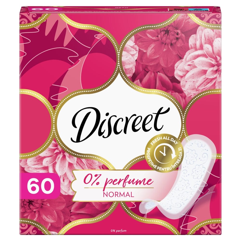 Produkt DISCREET Podpaski Wkładki higieniczne DISCREET Normal 60szt 019276