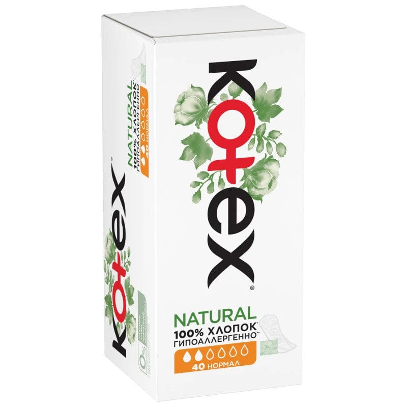 Produkt KOTEX Podpaski Wkładki KOTEX Natural Normal 20 sztuk 032132