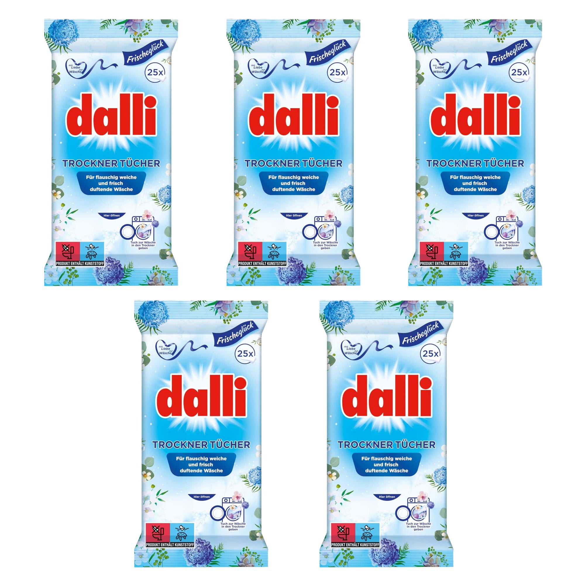 Produkt DALLI Pozostałe do prania Chusteczki do suszarek DALLI 5x 25szt K_006800_5