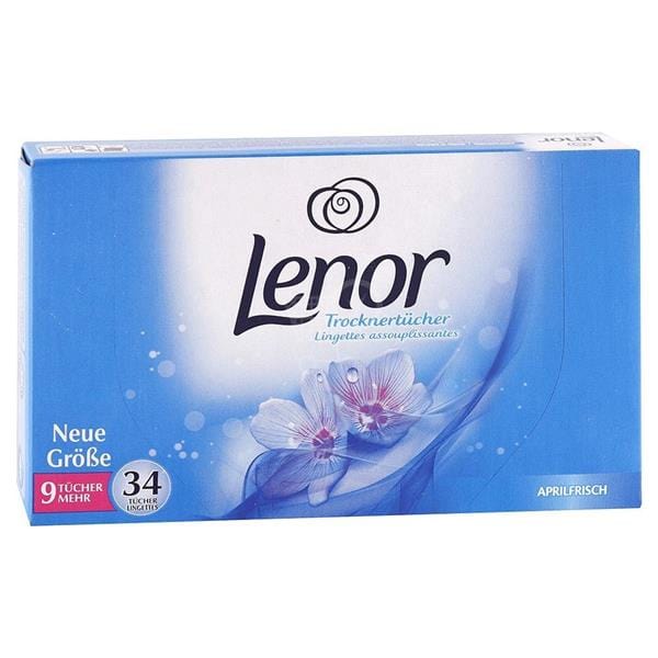 Produkt LENOR Pozostałe do prania Chusteczki zapachowe do suszarek LENOR APRILFRISCH 34 szt 020252