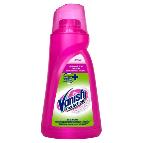 Produkt VANISH Pozostałe do prania Odplamiacz do tkanin VANISH Oxi Action Extra Hygiene 940 ml S01873