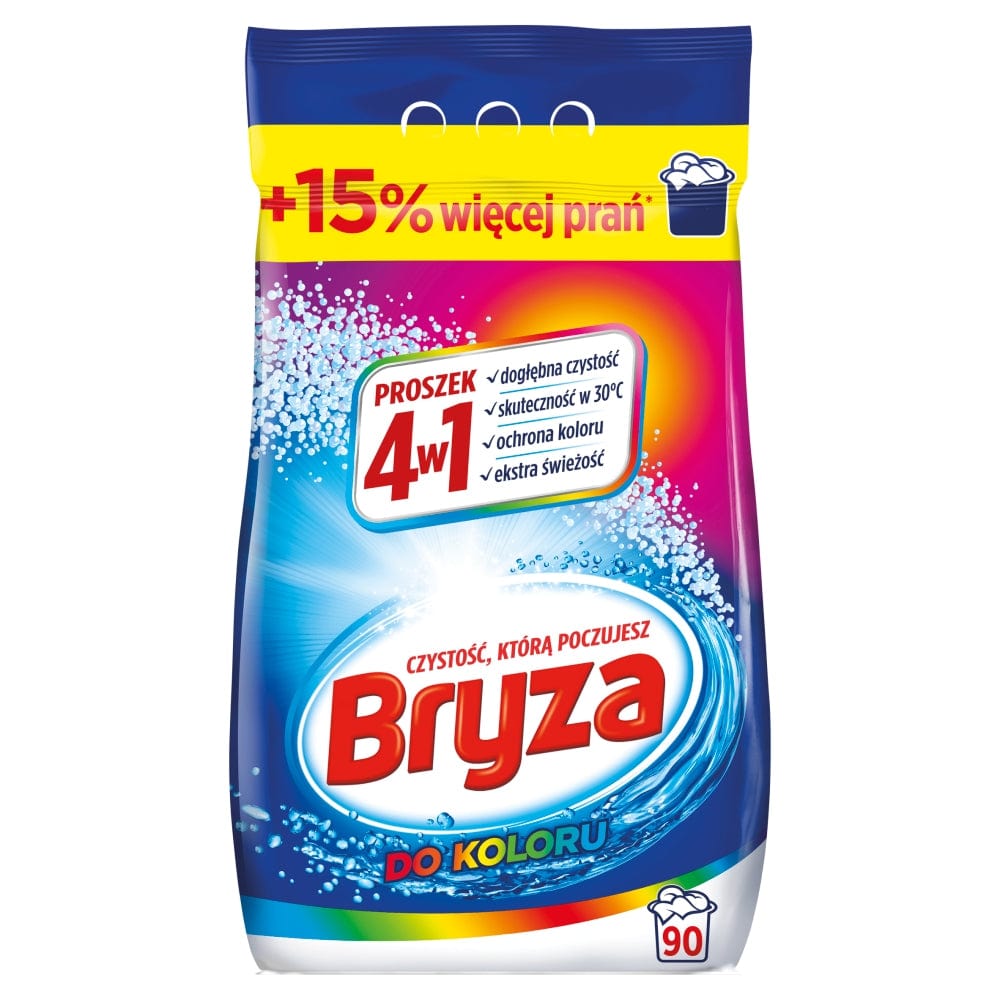 Produkt BRYZA Proszek do prania BRYZA Color 4w1 do koloru 90 prań 5,85 kg 001062