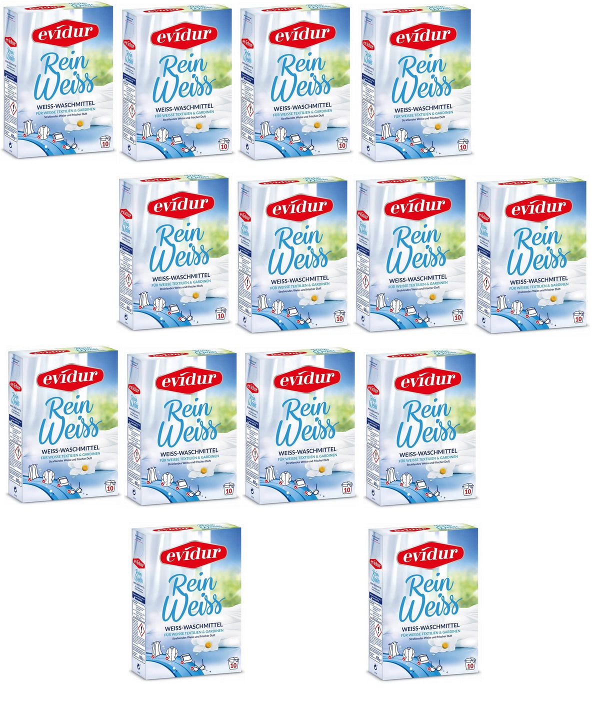 Produkt DALLI Proszki do prania 14x Proszek do firan i białego EVIDUR Rein Weiss 10 prań 600g K_025383_14