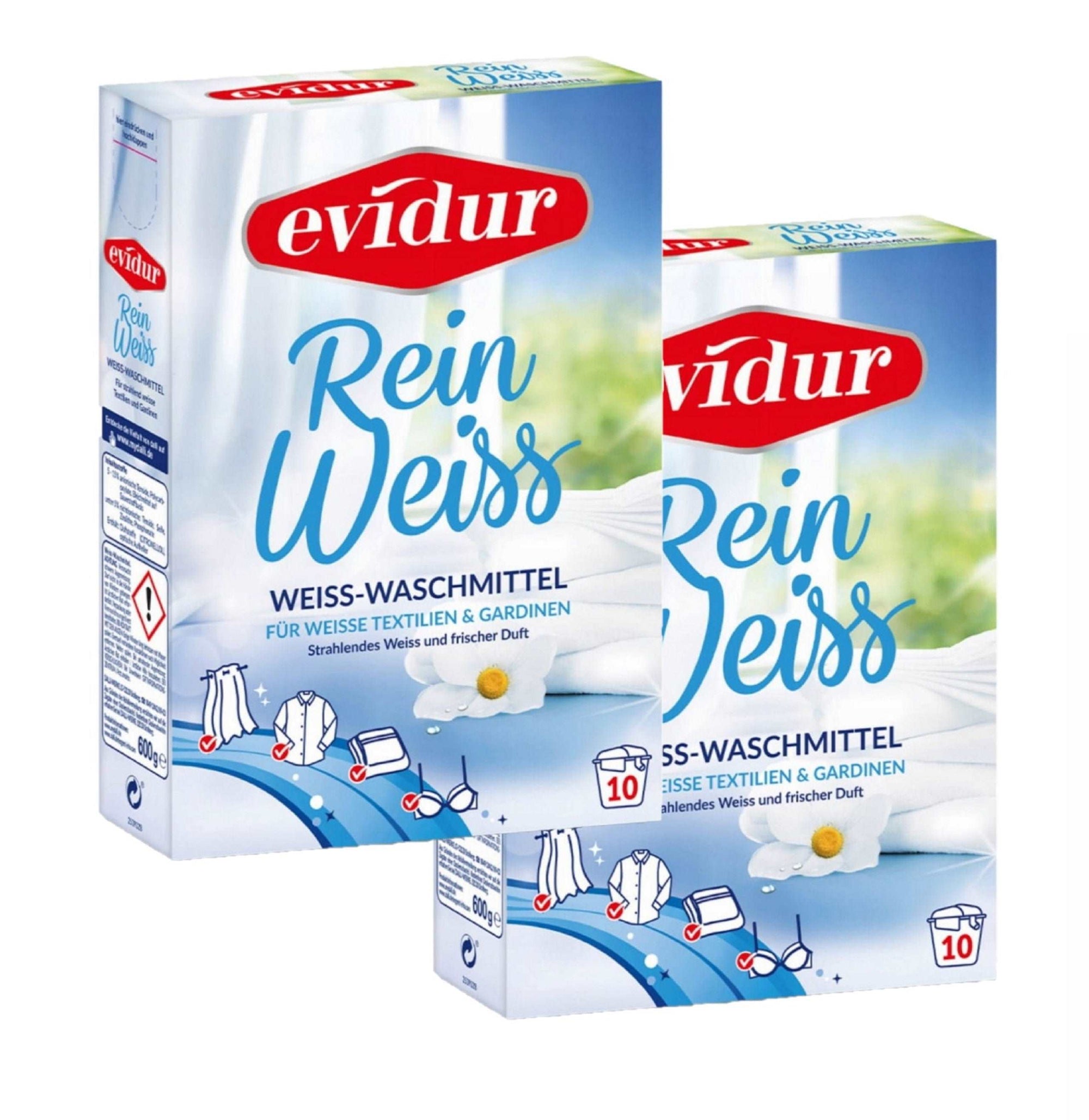 Produkt DALLI Proszki do prania 2x Proszek do firan i białego EVIDUR Rein Weiss 10 prań 600 g K_025383_2