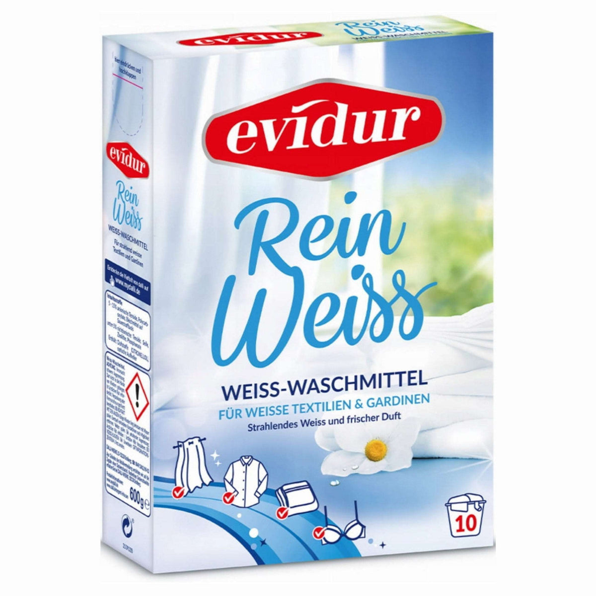 Produkt DALLI Proszki do prania 2x Proszek do firan i białego EVIDUR Rein Weiss 10 prań 600 g K_025383_2