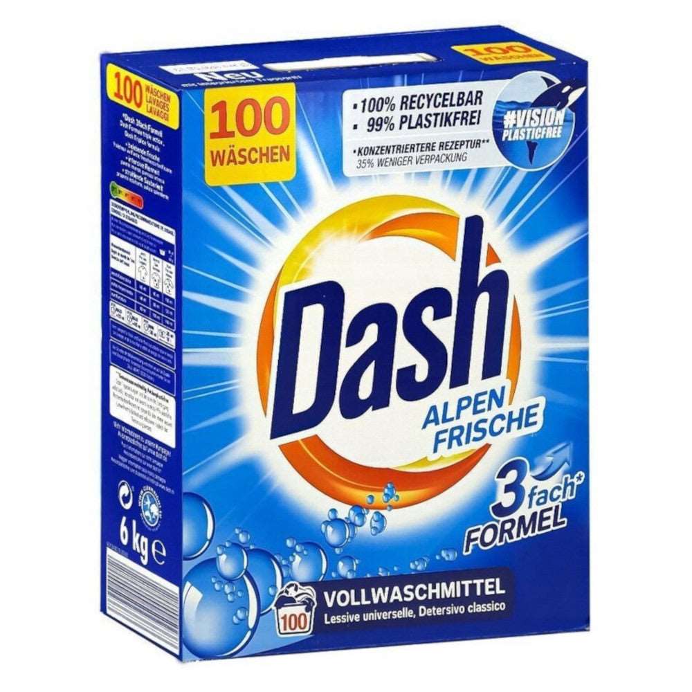 Produkt DASH Proszki do prania 2x Proszek do prania DASH Alpen Frische 100 prań 6 kg K_034495_2